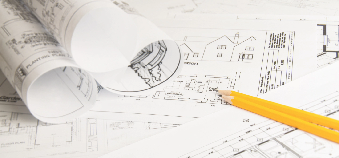 site planning sketch and house blueprint with pencil houston tx